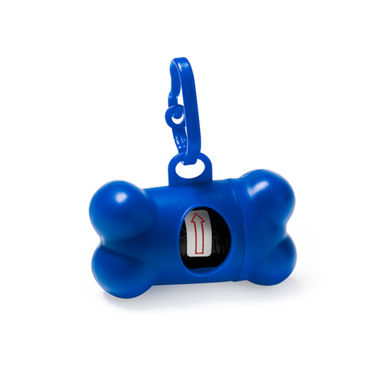Диспенсер для пакетов с подходящим карабином, цвет синий - AN1018S105- Фото №1