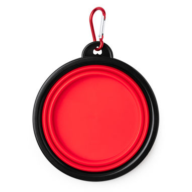 Практична і міцна складна миска для домашніх тварин, колір червоний - AN1019S160- Фото №1