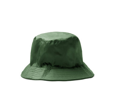 Двосторонній капелюх із нейлону та флісової підкладки, колір зелений - GR6998S115- Фото №1