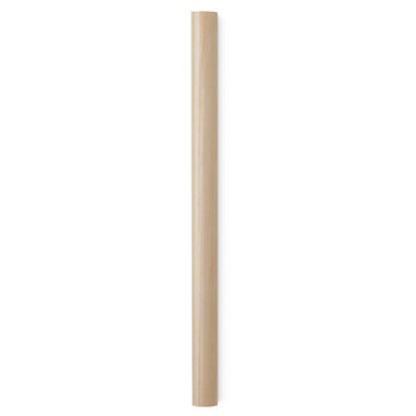 Столярний олівець овальної форми для зручності розмітки, колір бежевий - LA8088S129- Фото №1