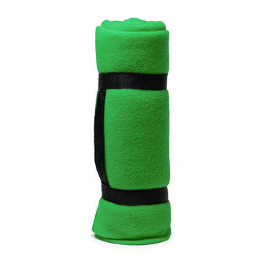 Флісова ковдра з антипілінговою обробкою, колір зеленій - BK5625S1226- Фото №1