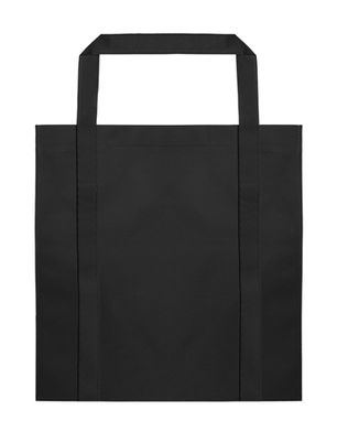 Практичная и удобная большая сумка для покупок из нетканого материала 80 г/м² с усиленными ручками длиной 58 см и прошитой отделкой. - BO7166S102- Фото №1
