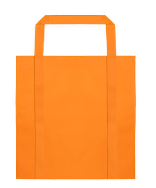 Практичная и удобная большая сумка для покупок из нетканого материала 80 г/м² с усиленными ручками длиной 58 см и прошитой отделкой. - BO7166S131- Фото №1