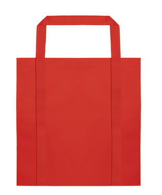 Практичная и удобная большая сумка для покупок из нетканого материала 80 г/м² с усиленными ручками длиной 58 см и прошитой отделкой. - BO7166S160- Фото №1