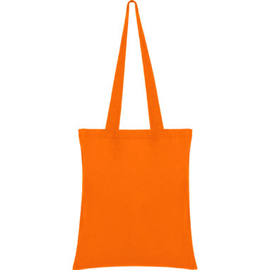 Сумка-тоут из хлопчатобумажной ткани, цвет оранжевый - BO7602M1531- Фото №1