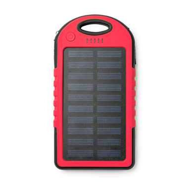 Аккумулятор на солнечных батареях, цвет красный - PB3354S160- Фото №1