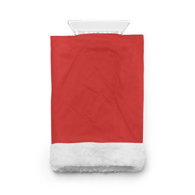 Перчатка-скребок для льда с подкладкой из полиэстера 210T, цвет красный - TO4128S160- Фото №1