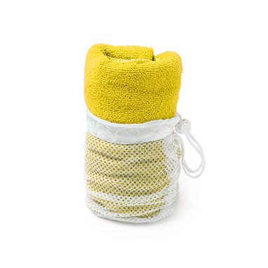 Абсорбуючий рушник з мікроволокна 185 г/кв.м, колір жовтий - TW7057S103- Фото №1