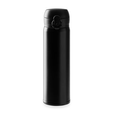Пляшка-термос з нержавіючої сталі 304 з подвійною стінкою, колір чорний - BI4106S102- Фото №1
