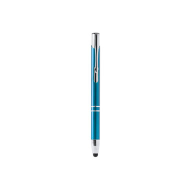 Кулькова ручка з алюмінієвим корпусом, колір світло-синій - BL8090TA242- Фото №1