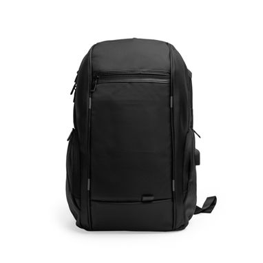 Нейлоновий рюкзак, колір чорний - MO7171S102- Фото №1