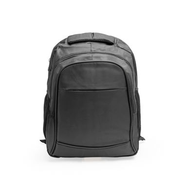 Рюкзак из нейлона 600D с мягкой спинкой и плечевыми ремнями, цвет серый - MO7173S158- Фото №1