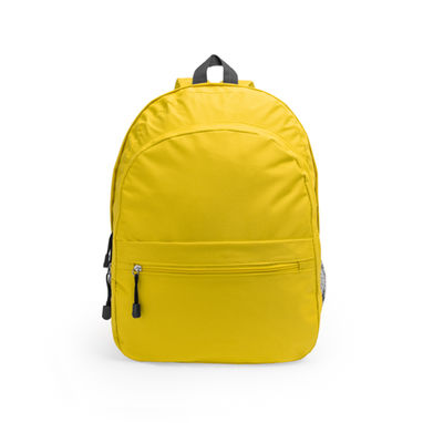 Рюкзак из полиэстера 600D с двумя основными отделениями и передним карманом, цвет желтый - MO7174S103- Фото №1