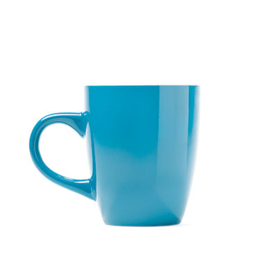 Керамічна чашка в кольоровій глазурі, колір синій - TZ4009S1242- Фото №1