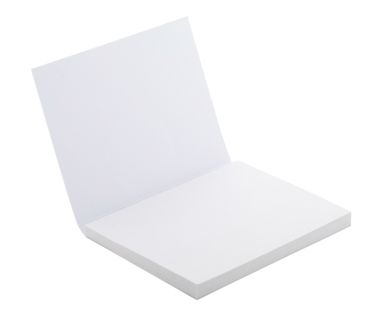 Блокнот на липучке со стикерами CreaStick Note L, цвет белый - AP716540- Фото №3