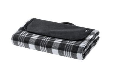 Одеяло для пикника из RPET Zaralex, цвет черный - AP722165-10-77- Фото №4