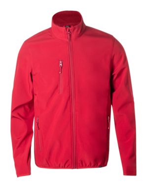 Куртка shoftshell Scola, цвет красный  размер L - AP722385-05_L- Фото №1