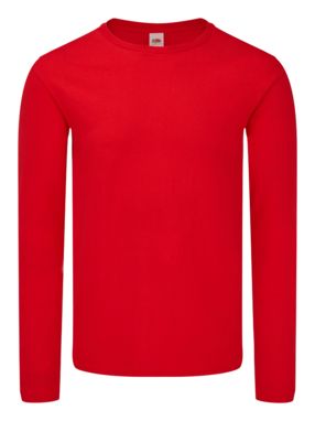 Футболка з довгим рукавом Iconic Long Sleeve, колір червоний  розмір S - AP722446-05_S- Фото №1