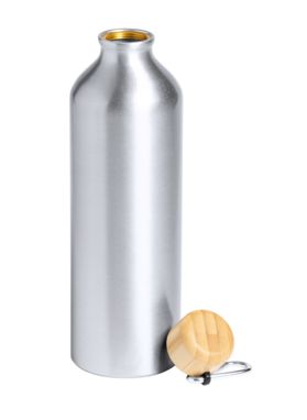 Спортивна пляшка Hetien, колір срібний - AP722495-21- Фото №3