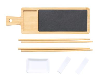 Сервировочный набор для суши Gunkan, цвет натуральный - AP722506- Фото №4