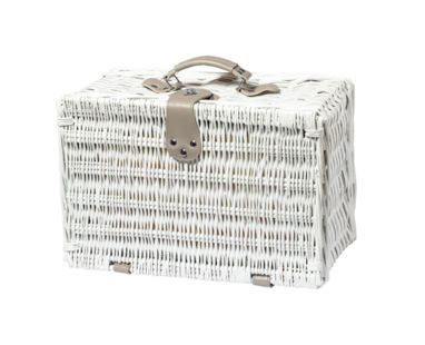 Плетений кошик для пікніка Midland, колір білий - AP722538-01- Фото №5