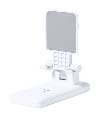 Мобільний тримач для бездротового зарядного пристрою Cheviot, колір білий - AP722582-01- Фото №4