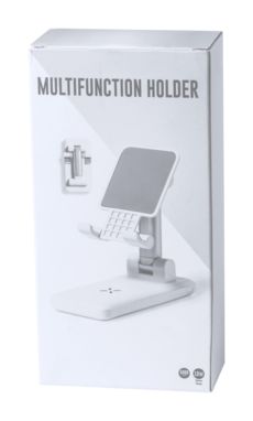 Мобильный держатель для беспроводного зарядного устройства Cheviot, цвет белый - AP722582-01- Фото №11