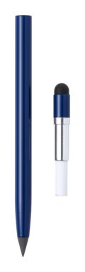 Бесцветная сенсорная ручка Gosfor, цвет темно-синий - AP722614-06A- Фото №5