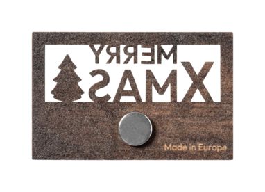 Рождественский магнит на холодильник Lambet, цвет натуральный - AP722622- Фото №3