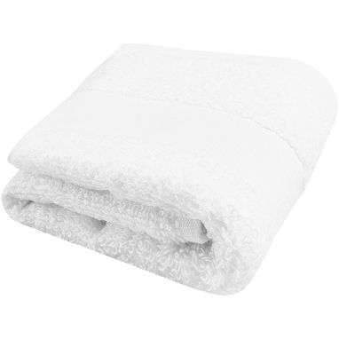 Хлопковое полотенце для ванной Sophia 30x50 см плотностью 450 г/м², цвет белый - 11700001- Фото №1