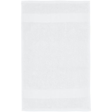 Хлопковое полотенце для ванной Sophia 30x50 см плотностью 450 г/м², цвет белый - 11700001- Фото №2