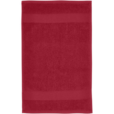 Хлопковое полотенце для ванной Sophia 30x50 см плотностью 450 г/м², цвет красный - 11700021- Фото №2