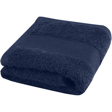 Хлопковое полотенце для ванной Sophia 30x50 см плотностью 450 г/м², цвет темно-синий - 11700055- Фото №1