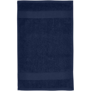 Хлопковое полотенце для ванной Sophia 30x50 см плотностью 450 г/м², цвет темно-синий - 11700055- Фото №2