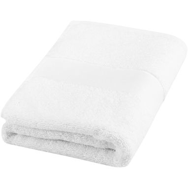 Хлопковое полотенце для ванной Charlotte 50x100 см с плотностью 450 г/м², цвет белый - 11700101- Фото №1