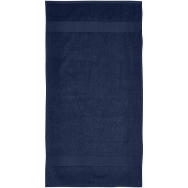 Хлопковое полотенце для ванной Charlotte 50x100 см с плотностью 450 г/м², цвет темно-синий - 11700155- Фото №2