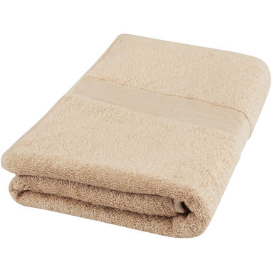 Хлопковое полотенце для ванной Amelia 70x140 см плотностью 450 г/м², цвет бежевый - 11700202- Фото №1