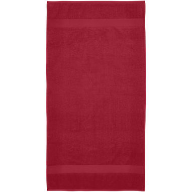 Хлопковое полотенце для ванной Amelia 70x140 см плотностью 450 г/м², цвет красный - 11700221- Фото №2