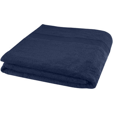 Хлопковое полотенце для ванной Evelyn 100x180 см плотностью 450 г/м², цвет темно-синий - 11700355- Фото №1