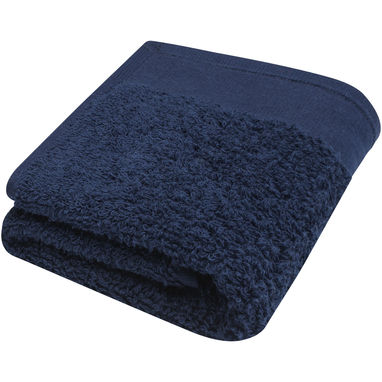 Хлопковое полотенце для ванной Chloe 30x50 см плотностью 550 г/м², цвет темно-синий - 11700455- Фото №1