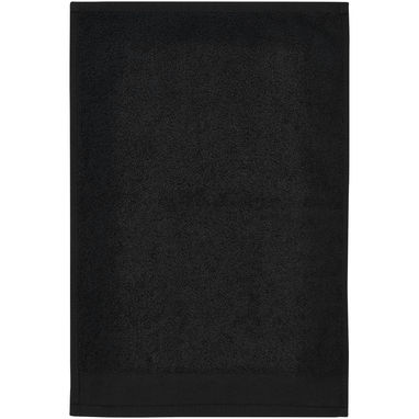 Хлопковое полотенце для ванной Chloe 30x50 см плотностью 550 г/м², цвет сплошной черный - 11700490- Фото №2