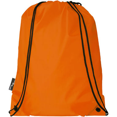 Рюкзак со шнурком Oriole из переработанного ПЭТ, цвет оранжевый - 12046131- Фото №3