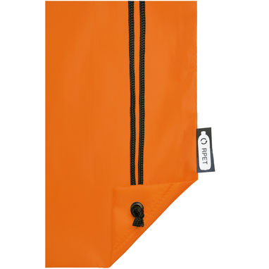 Рюкзак со шнурком Oriole из переработанного ПЭТ, цвет оранжевый - 12046131- Фото №5
