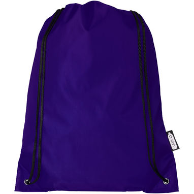 Рюкзак со шнурком Oriole из переработанного ПЭТ, цвет пурпурный - 12046137- Фото №2