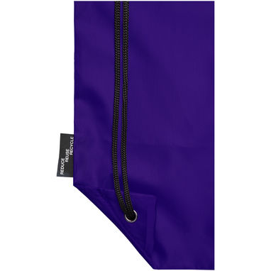 Рюкзак со шнурком Oriole из переработанного ПЭТ, цвет пурпурный - 12046137- Фото №6