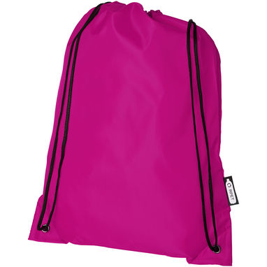 Рюкзак со шнурком Oriole из переработанного ПЭТ, цвет фуксия - 12046141- Фото №1