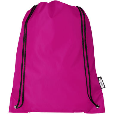 Рюкзак со шнурком Oriole из переработанного ПЭТ, цвет фуксия - 12046141- Фото №2