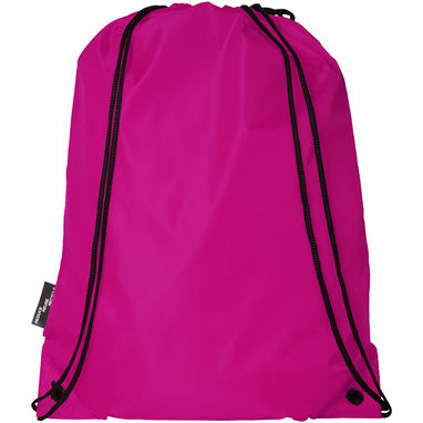 Рюкзак со шнурком Oriole из переработанного ПЭТ, цвет фуксия - 12046141- Фото №3