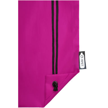 Рюкзак со шнурком Oriole из переработанного ПЭТ, цвет фуксия - 12046141- Фото №5