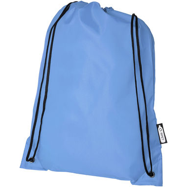 Рюкзак со шнурком Oriole из переработанного ПЭТ, цвет светло-синий - 12046150- Фото №1